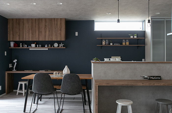 素材にもこだわるデザイン